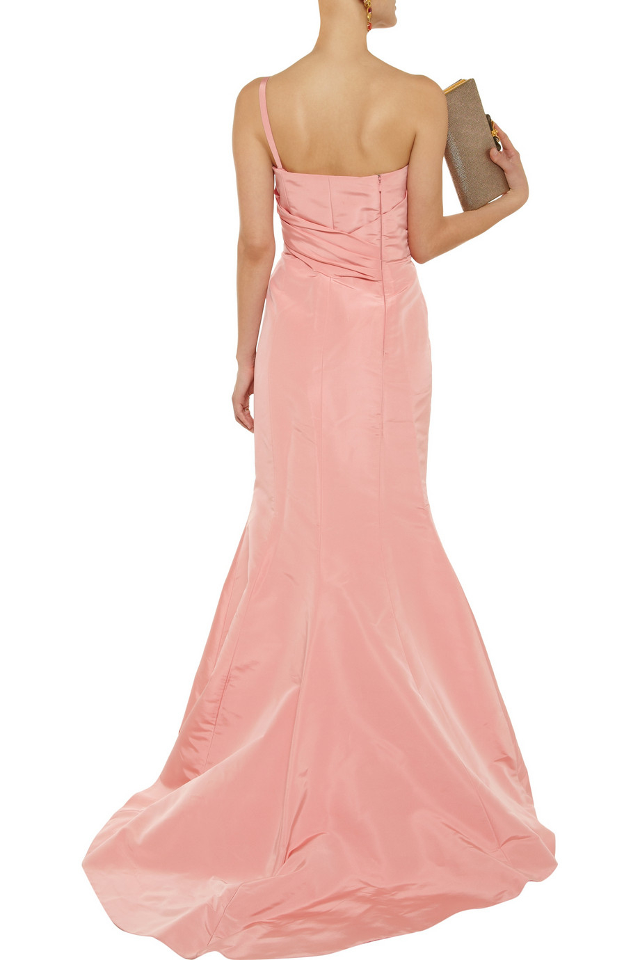 oscar de la renta pink gown