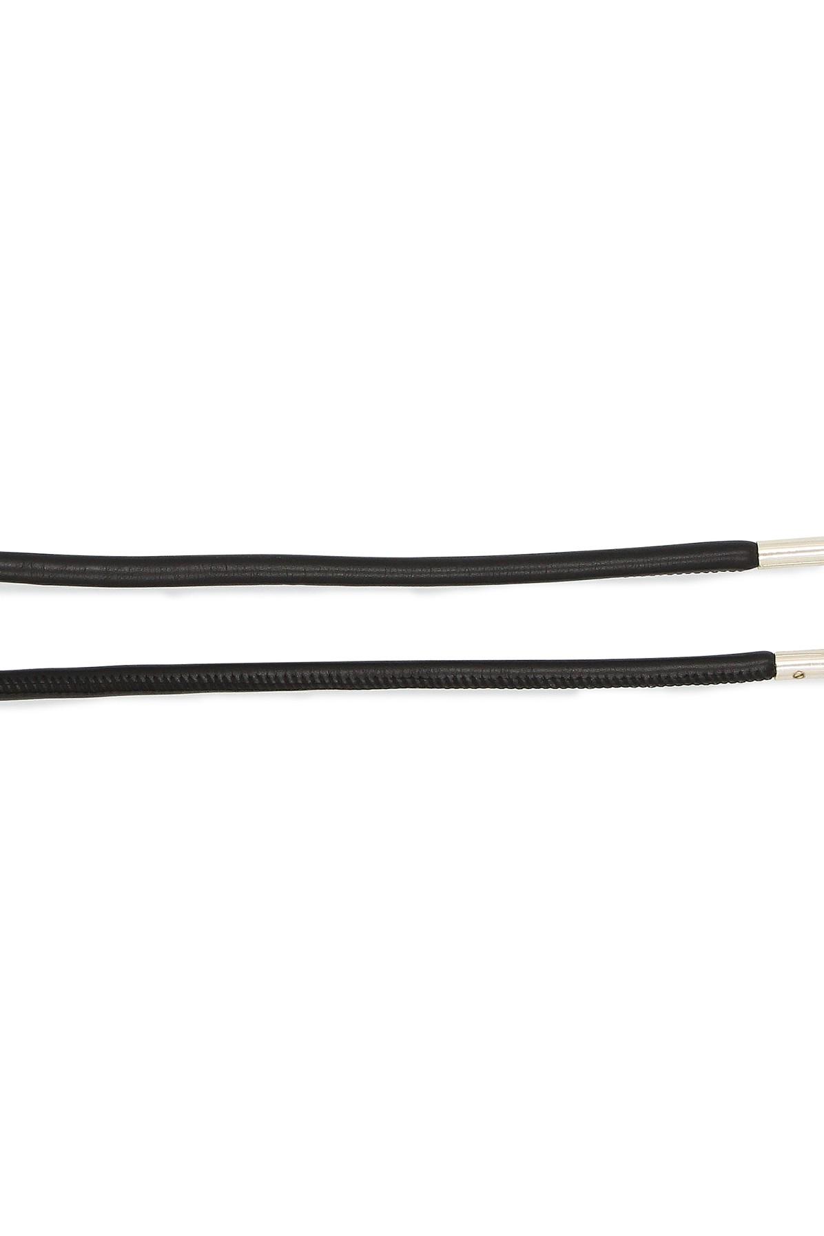 Anine Bing Leather Gaby Belt in Black 