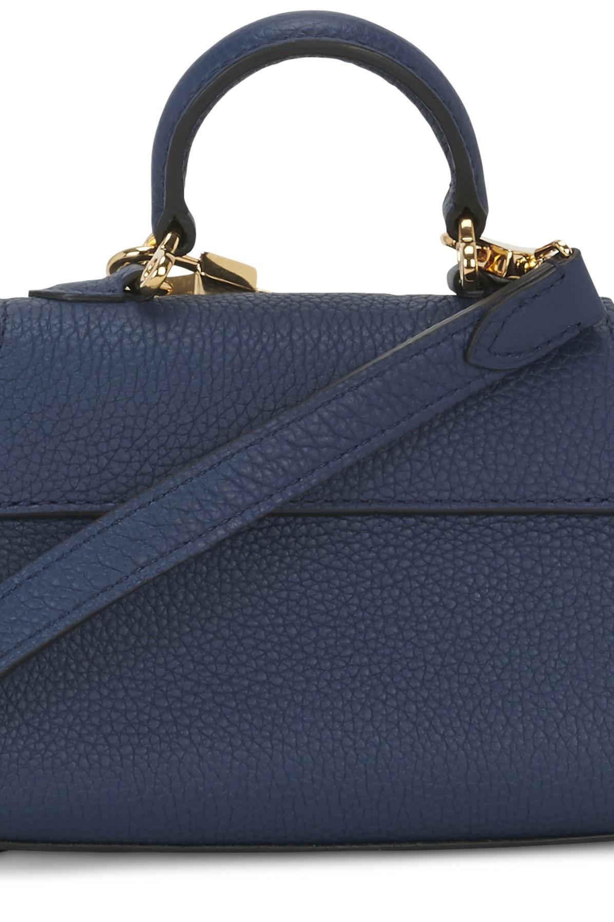 Moynat Paris - Réjane Nano Handbag - Blue - in Leather - Luxury
