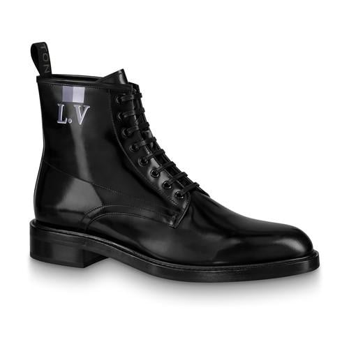 louis vuitton black boots