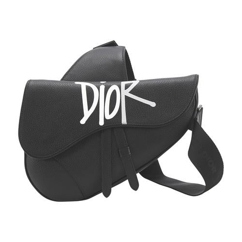 Dior And Shawn Saddle Bag in Black for Men | Lyst