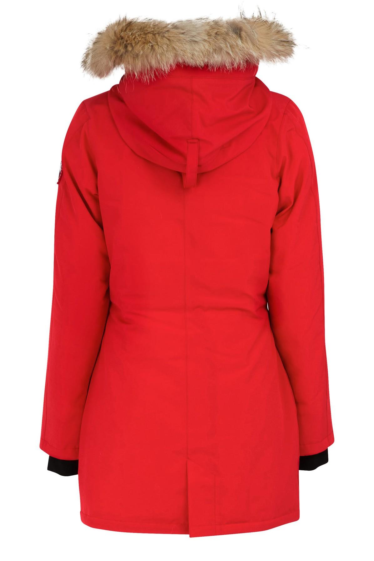 Canada Goose Goose Victoria Parka in Red | Lyst
