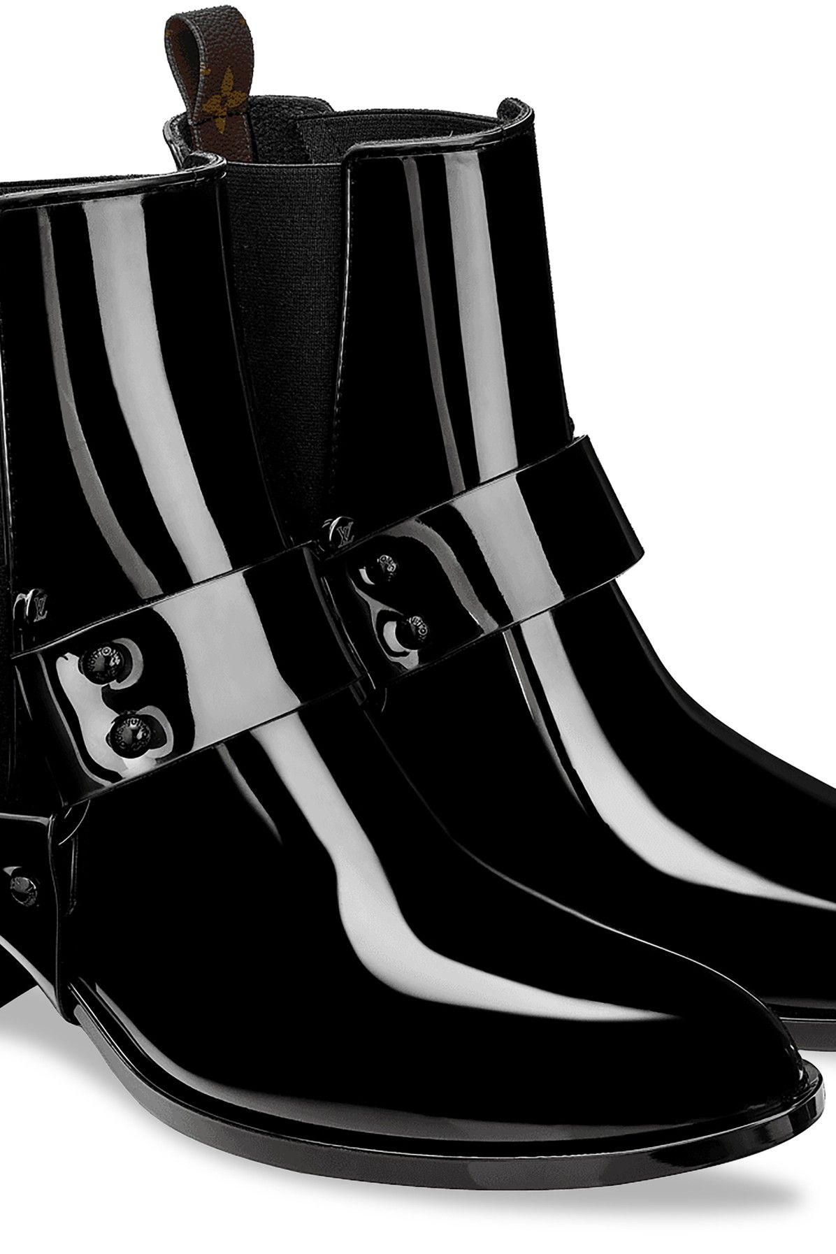 Louis Vuitton, Shoes, Louis Vuitton Rhapsody High Boots 4 Black