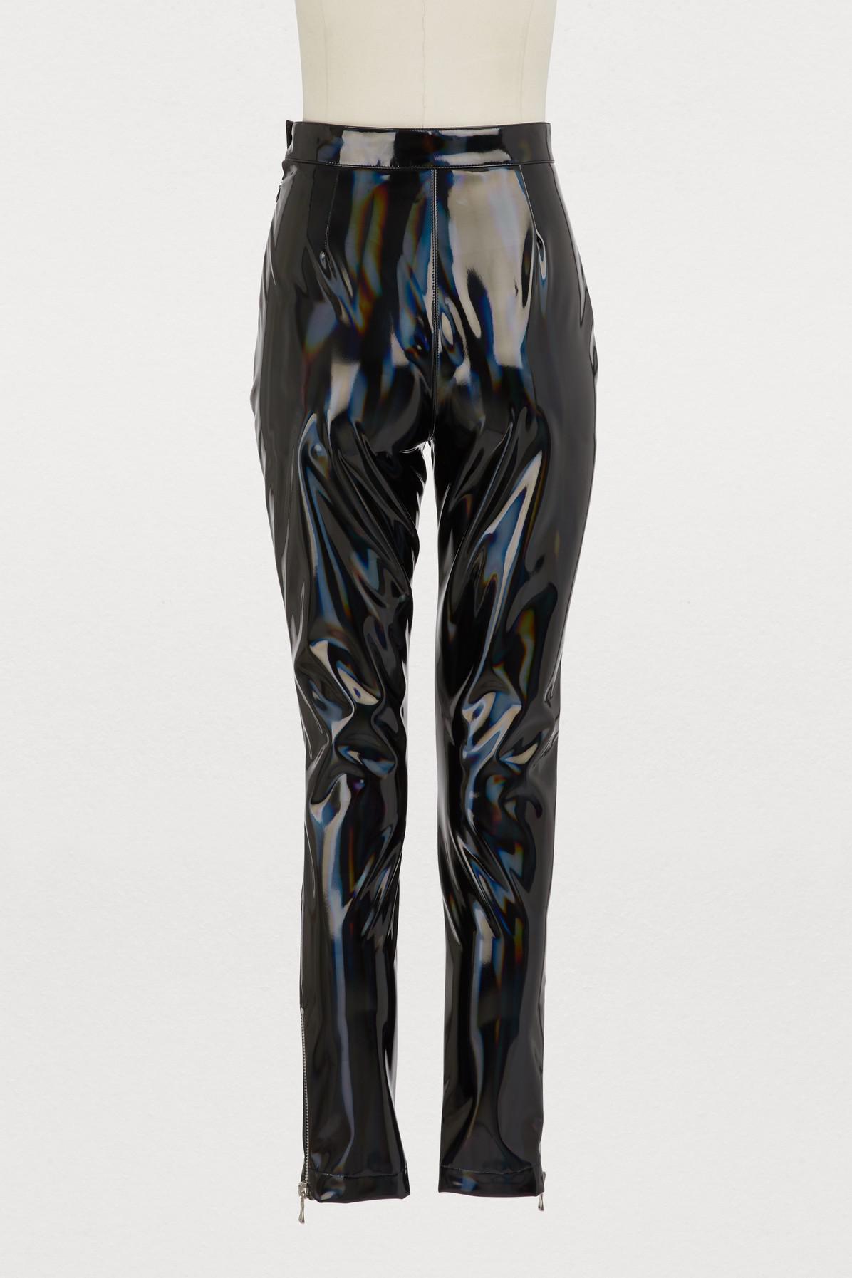 balmain holographic pants