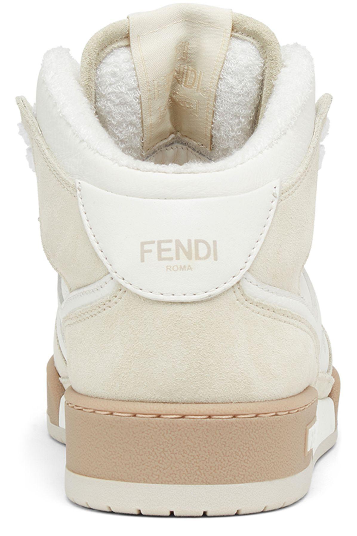 Fendi shearling sneakers cheap