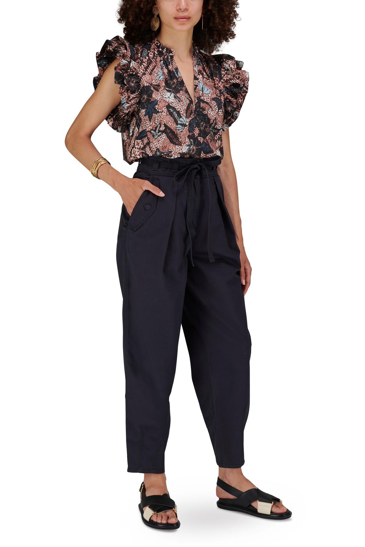 Ulla Johnson Cotton Lars Pants in Blue 