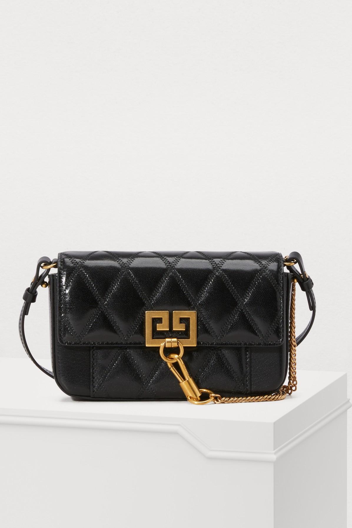 Sac Pocket mini en cuir matelassé losanges Givenchy en coloris Noir | Lyst