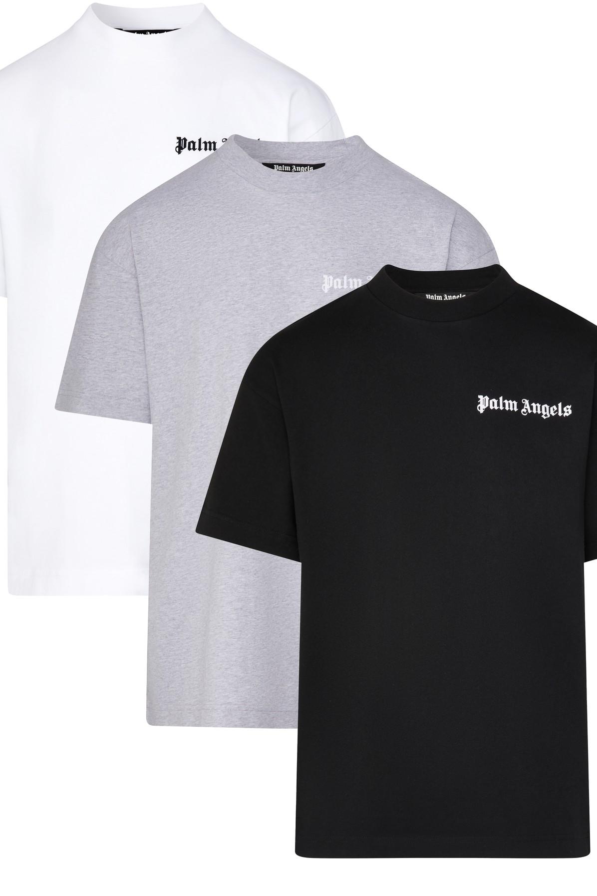 Palm Angels Pack Of Three T-shirts in White for Men | Lyst