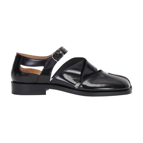 Maison Margiela Tabi Leather Sandals in Black Lyst UK