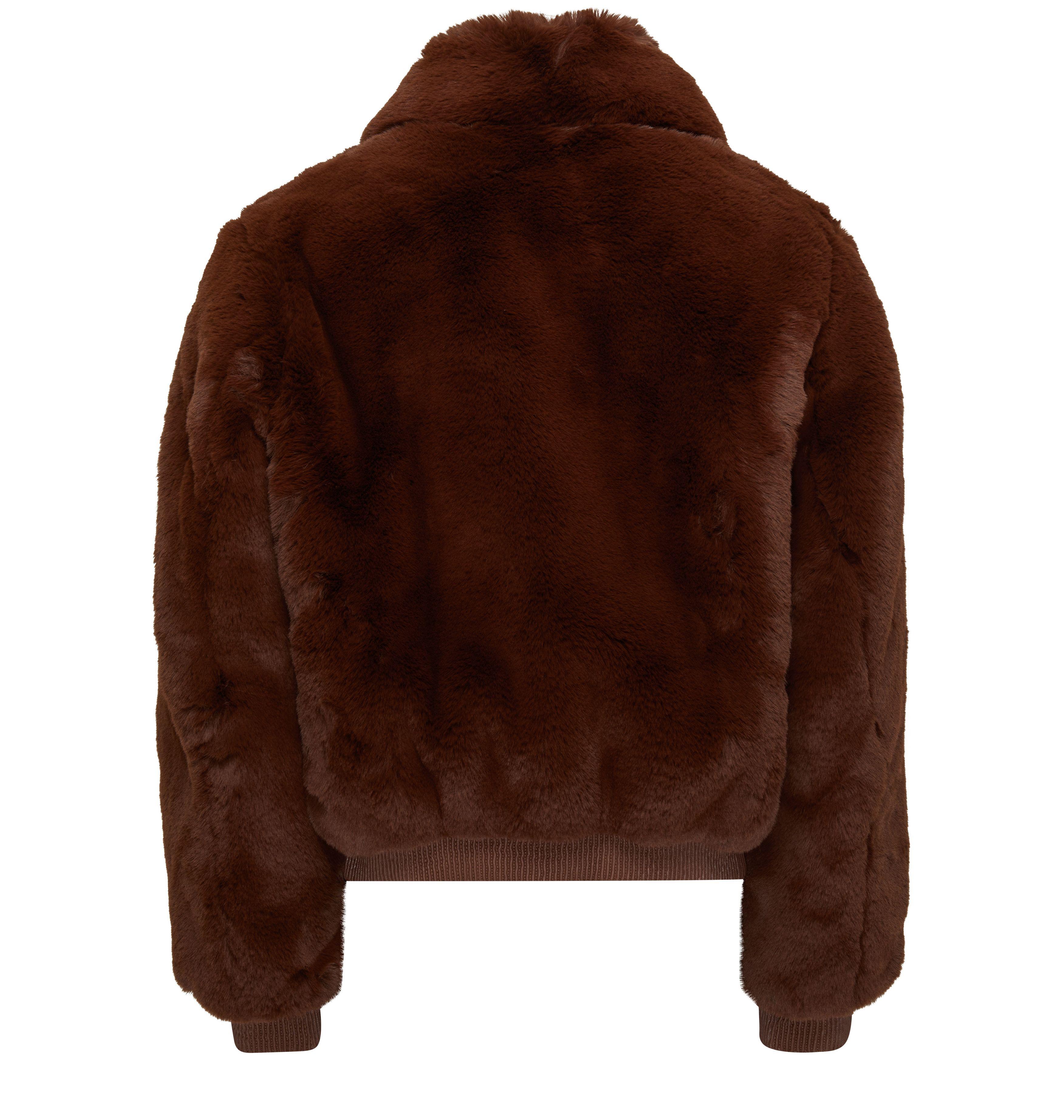 Amiri Faux Fur Zip Blouson in Brown for Men | Lyst Canada