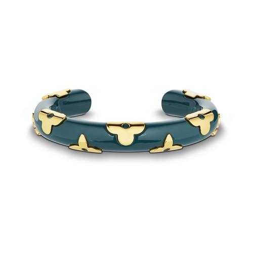 Reworked Louis Vuitton Emerald Beaded Monogram Bracelet