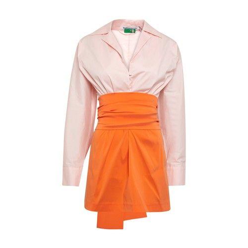 BERNADETTE Claire Short Dress in Orange | Lyst