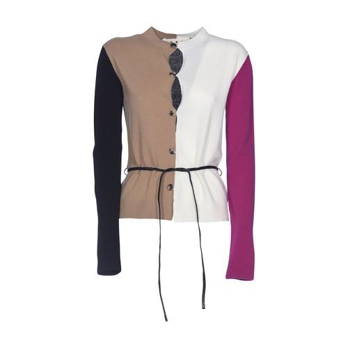 marni color block cardigan