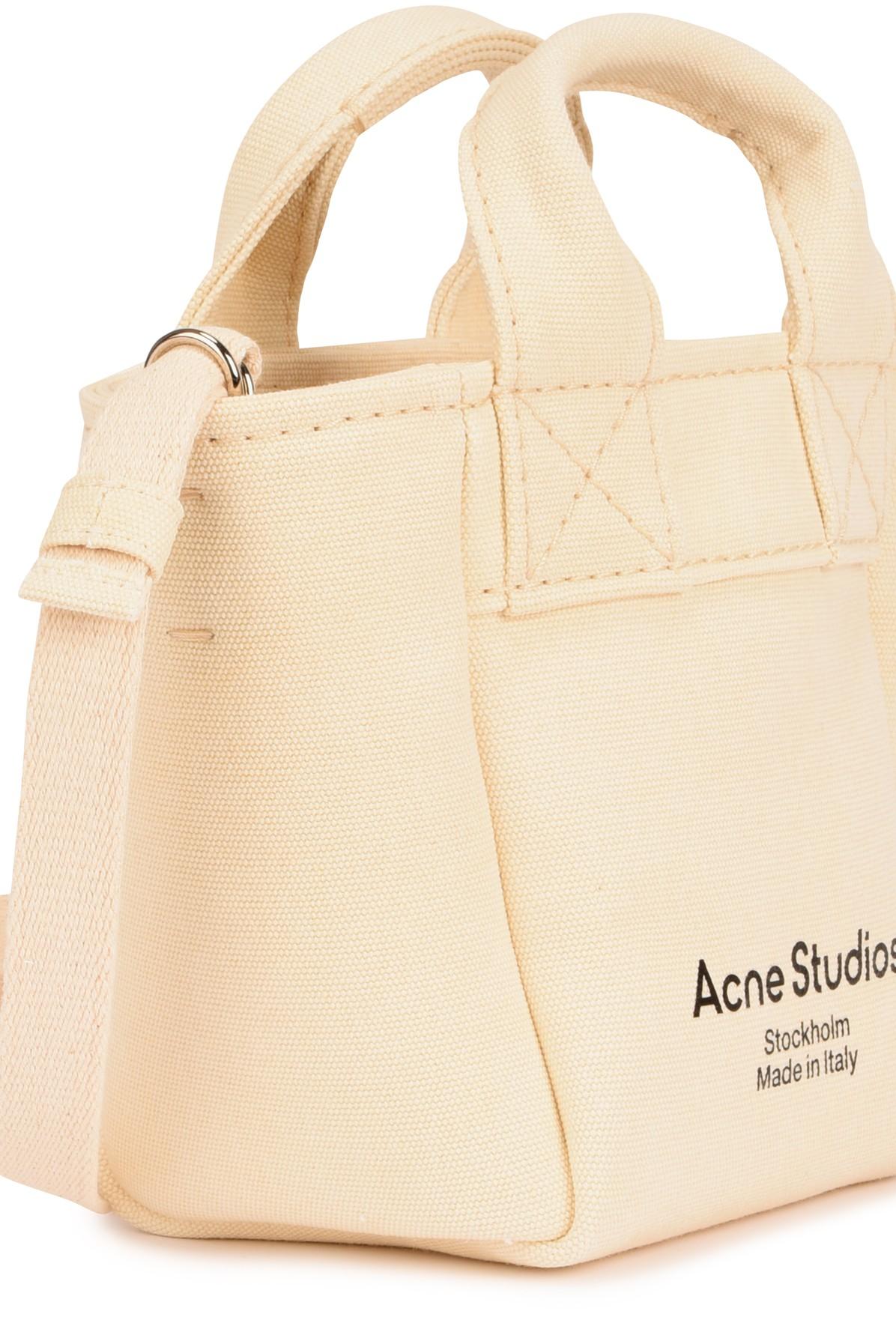 Acne Studios Aleah Mini Tote Bag in Natural