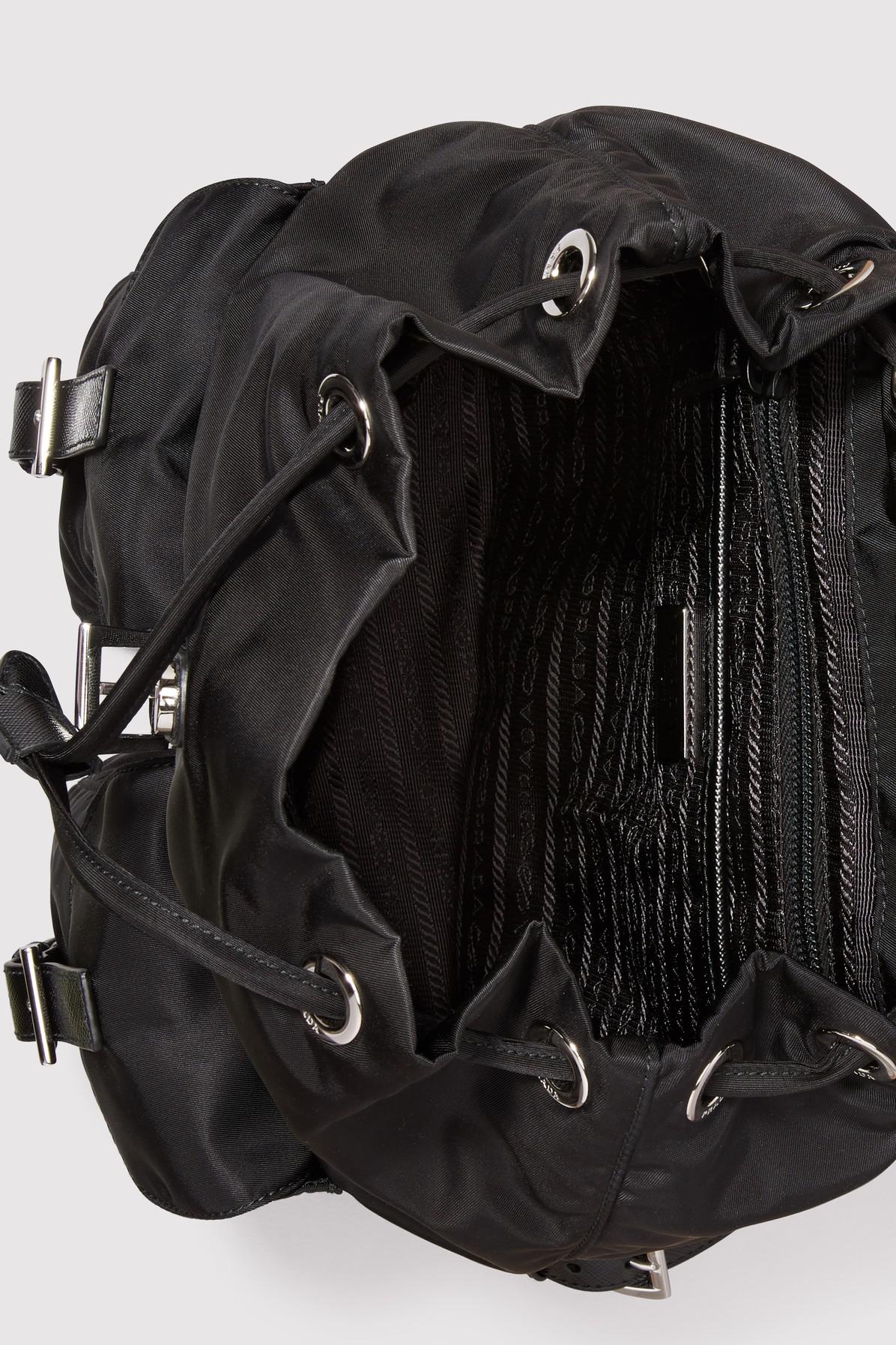 prada backpack black nylon
