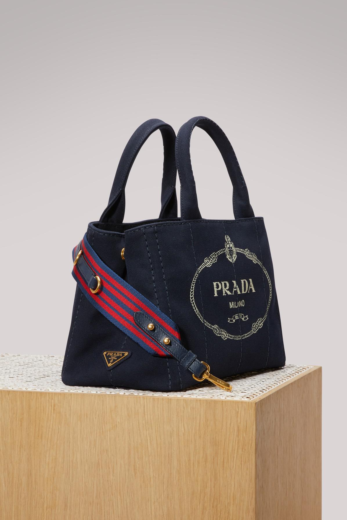 prada canvas handbags