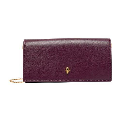 Alexander McQueen Wallet On Chain in Purple Lyst