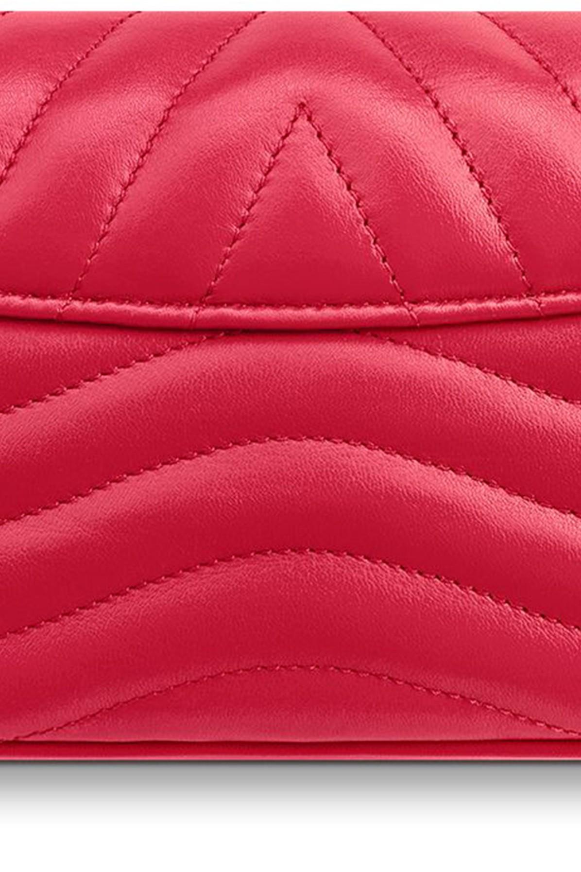 Mint Louis Vuitton New Wave Tote Leather Red Bag