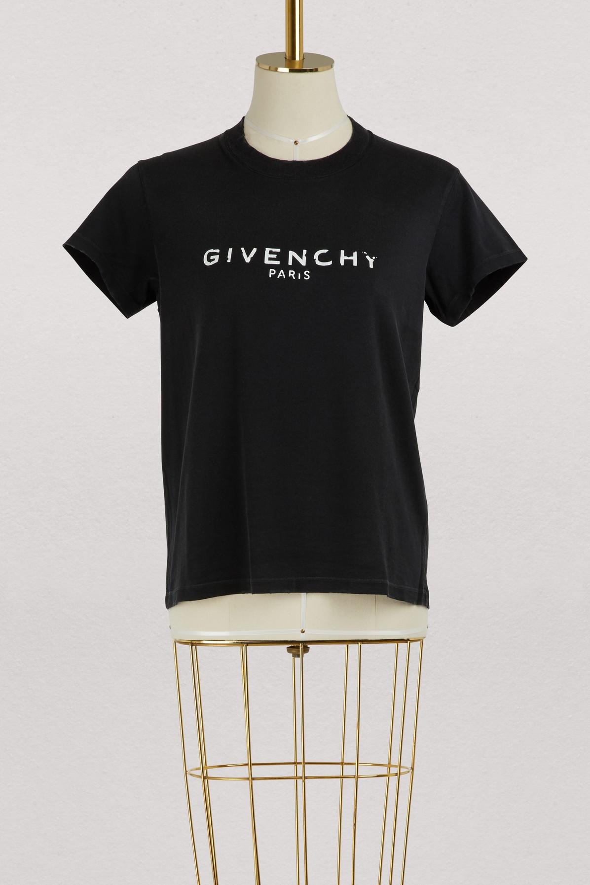 Givenchy Destroyed Tshirt in Black Lyst