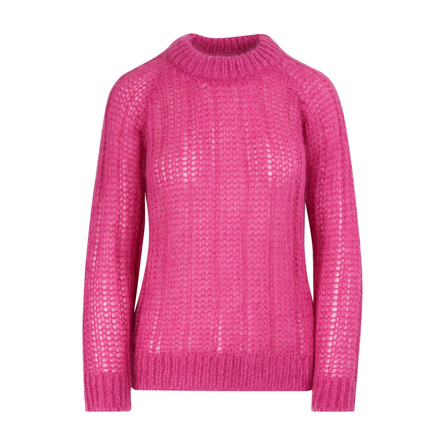 Prada Mohair Jumper in Fuschia (Pink) - Lyst
