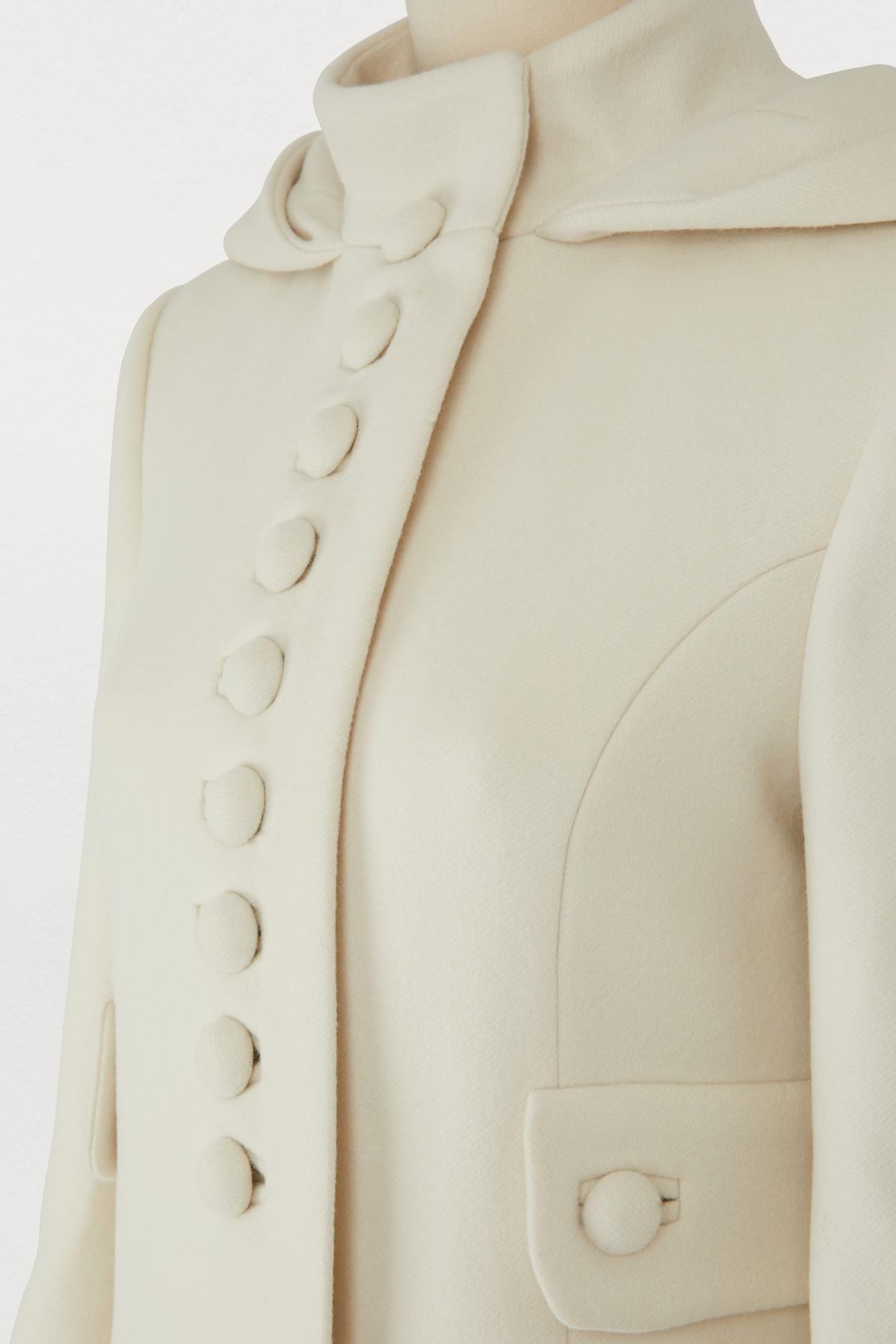 gucci hooded wool coat