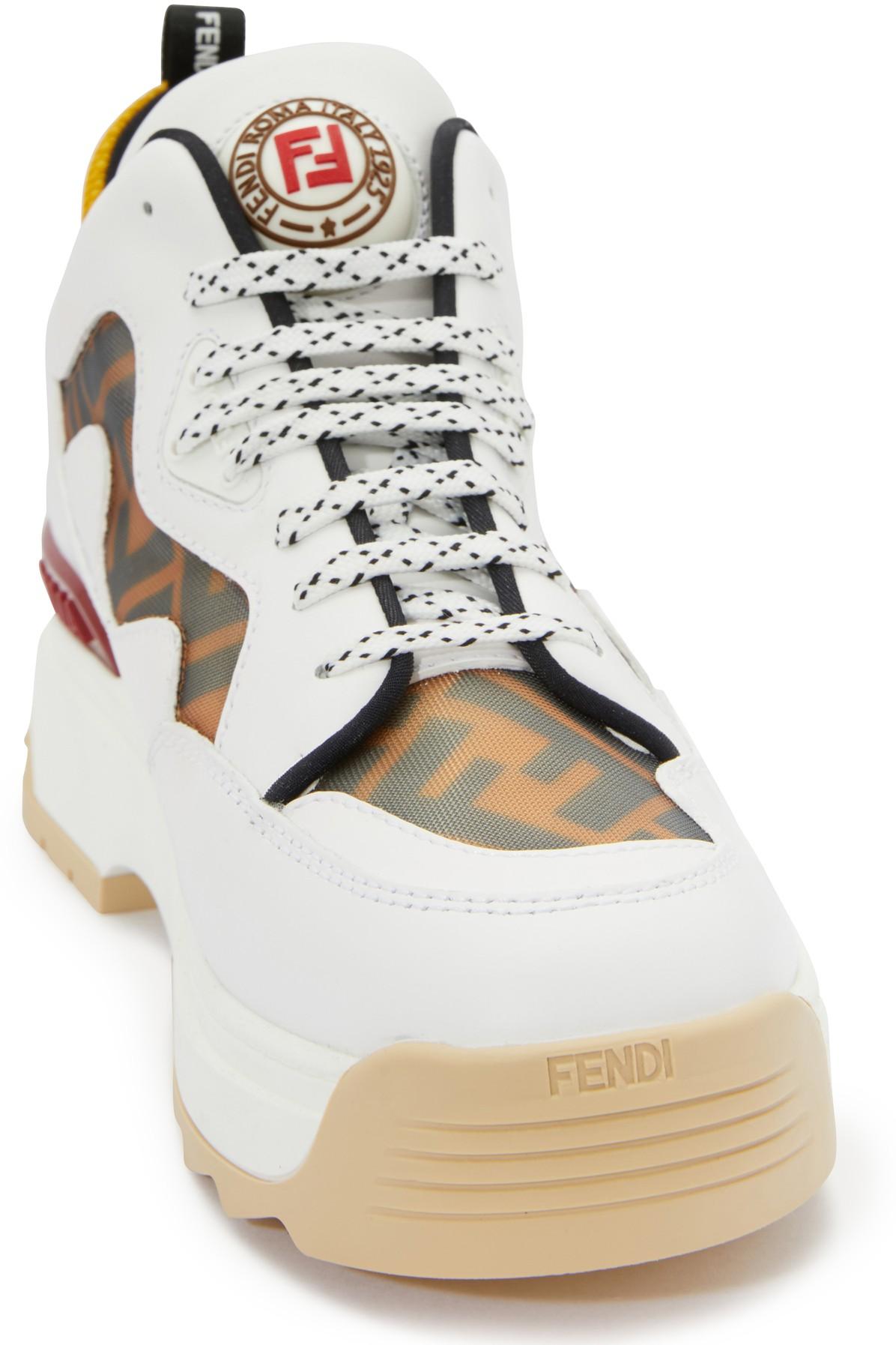 fendi t rex sneakers