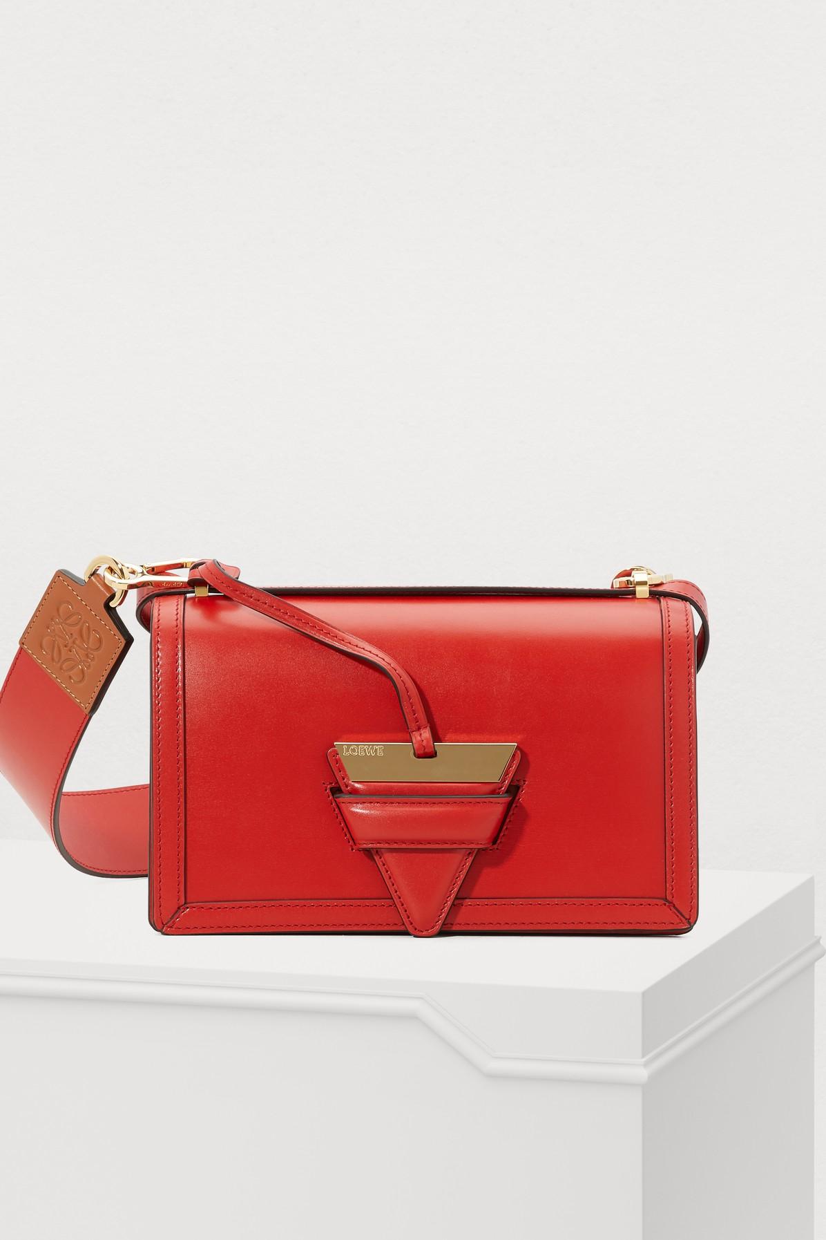Loewe Barcelona Bag in Red | Lyst