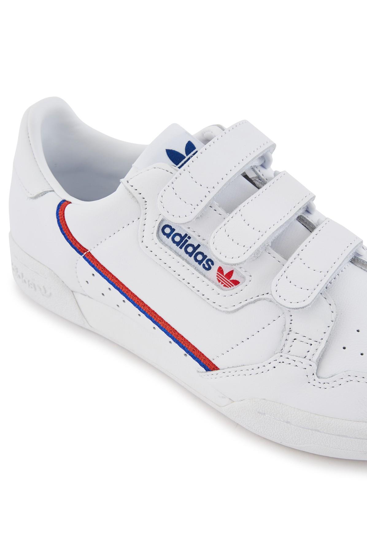 adidas Originals Denim Continental 80 Scratch Trainers in White - Lyst