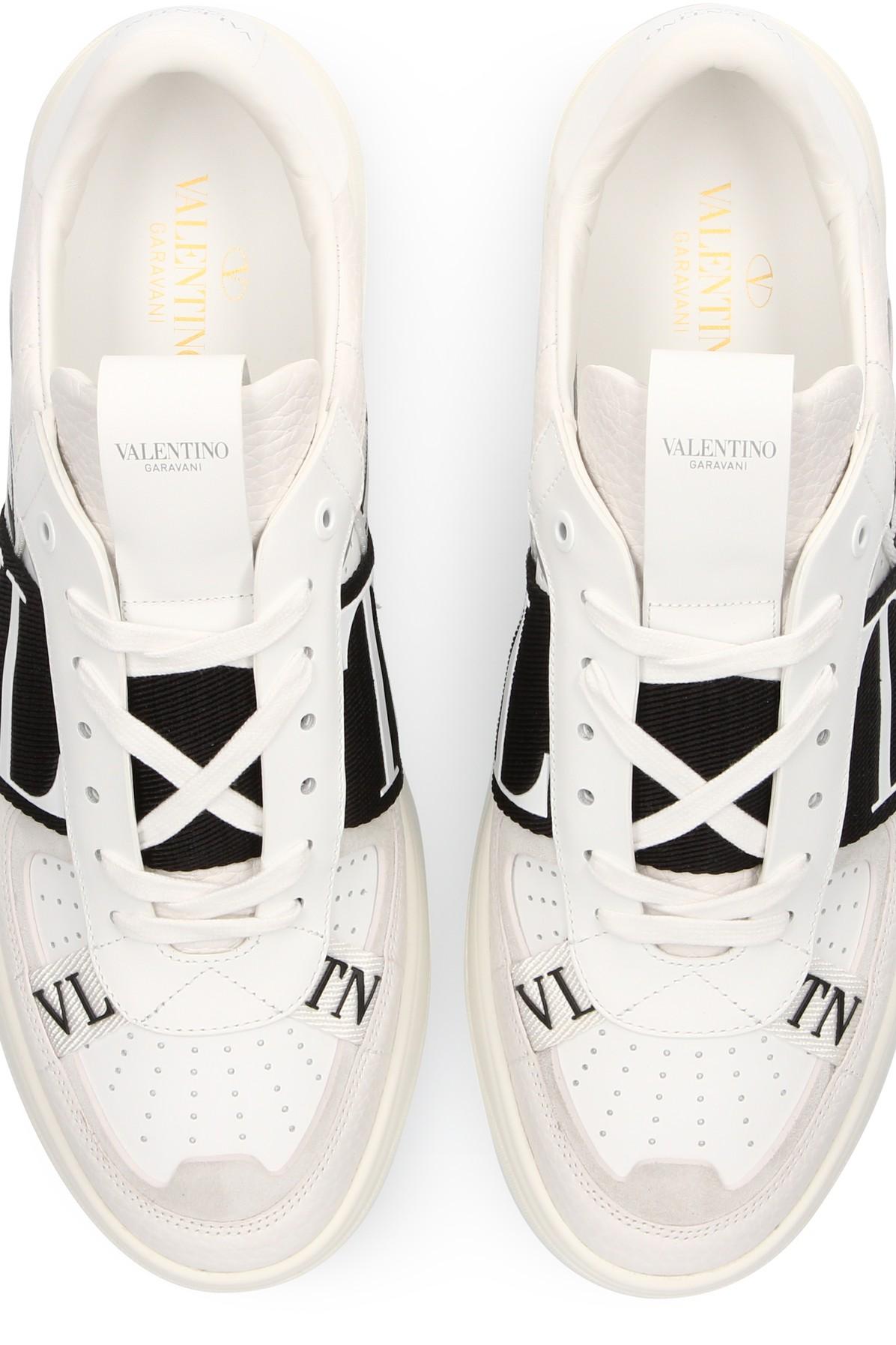 calfskin vl7n sneaker with bands