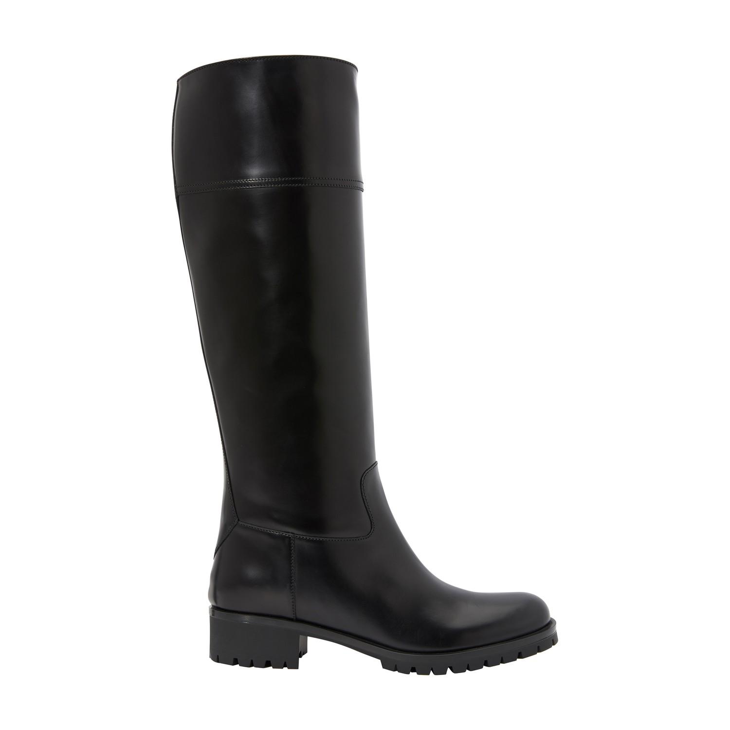 Prada Riding Boots in Black Lyst