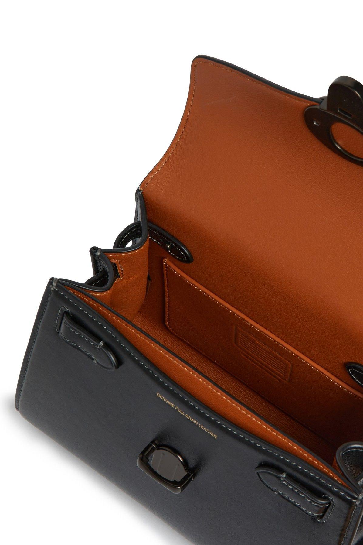 即発☆【COACH】Luxe Refined Calf Leather ショルダーバッグ Coach Luxe Refined Calf Leather Bandit Crossbody, Black, One