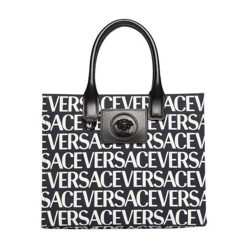 Versace Tote Bag in Black | Lyst