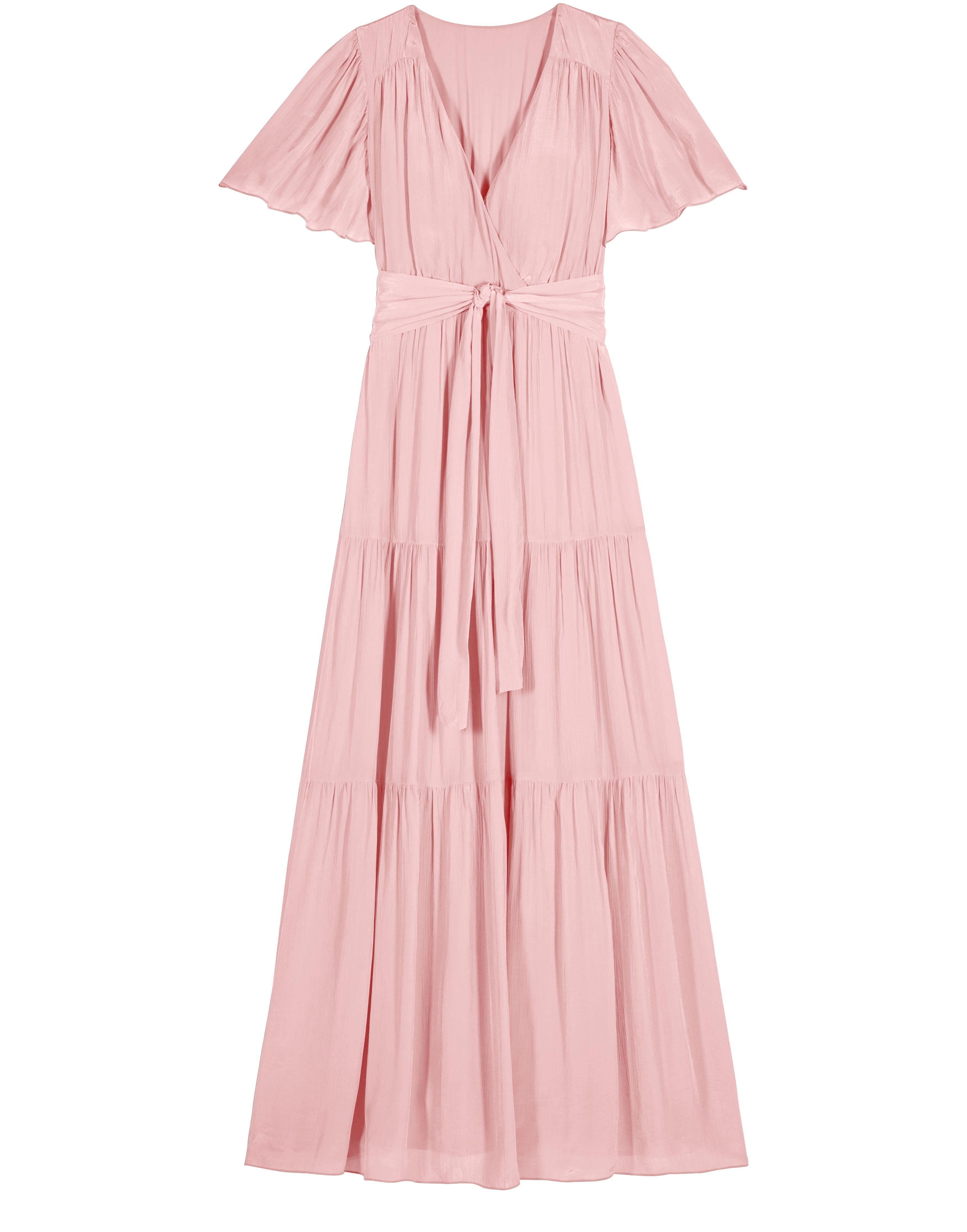 open lace back dress Birthday Celebration Dress Pink / 24M