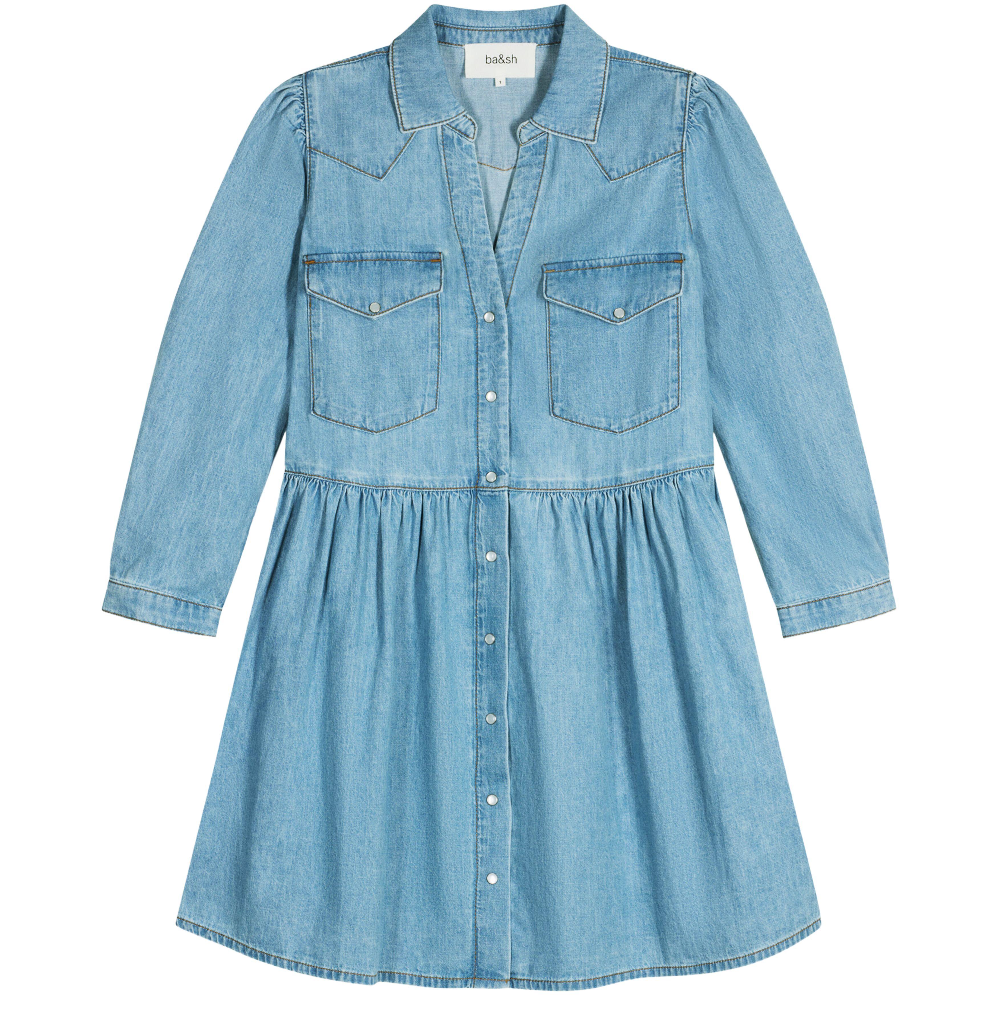 Ba&sh Linona Dress in Blue | Lyst Ba&sh Linona Dress in Blue | Lyst