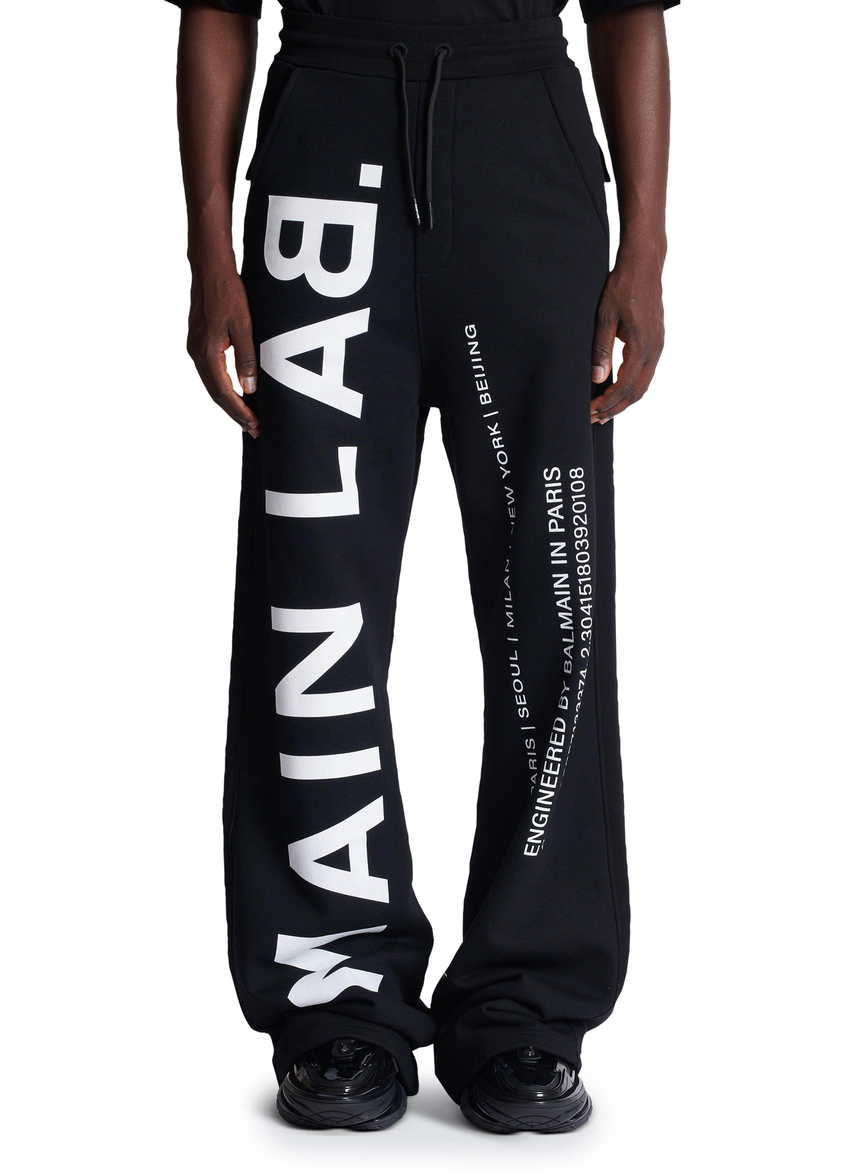 Balmain Main Lab Sweatpants in Black for Men | Lyst