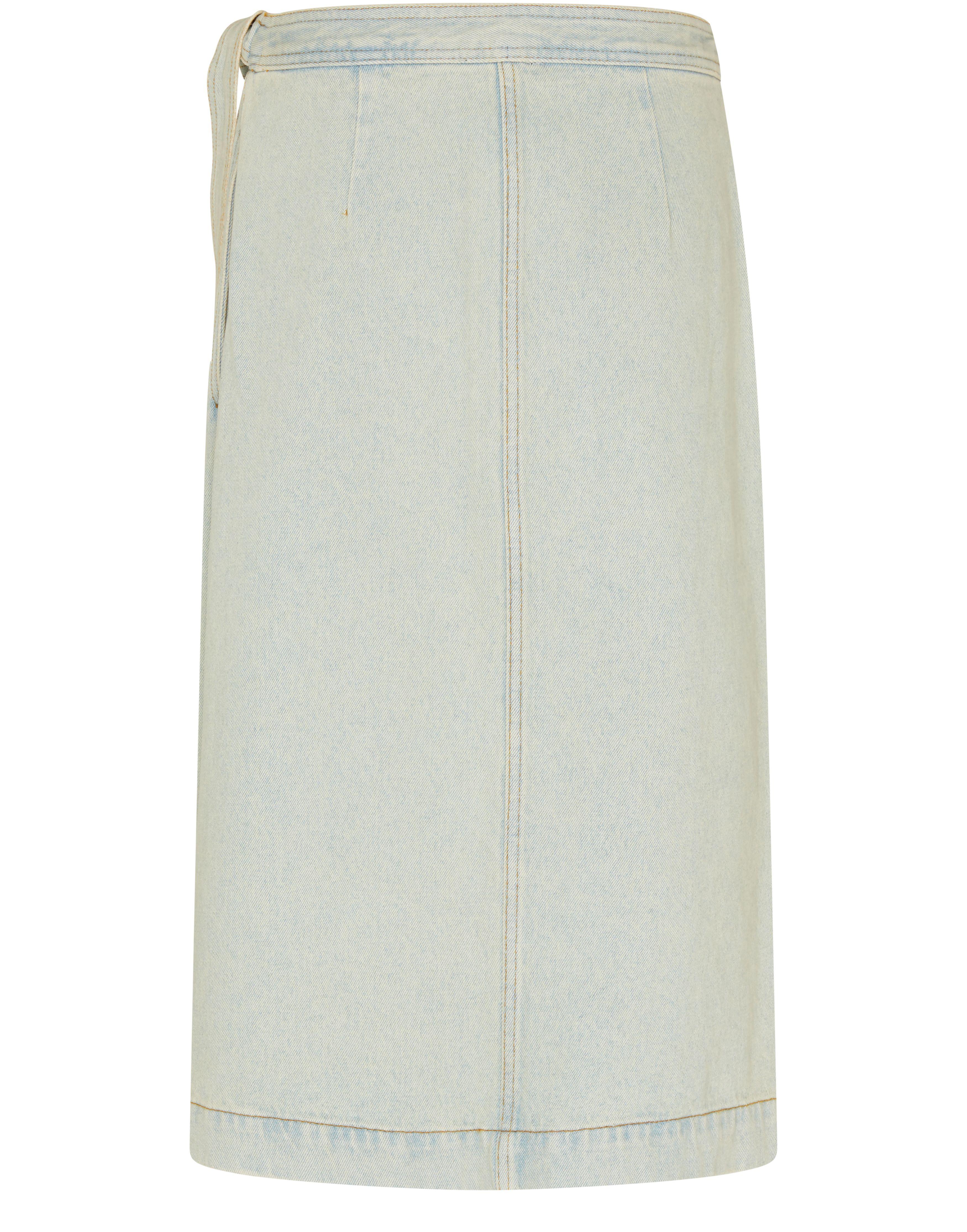 Soeur Appliqued Cotton Wrap Skirt in Gray | Lyst