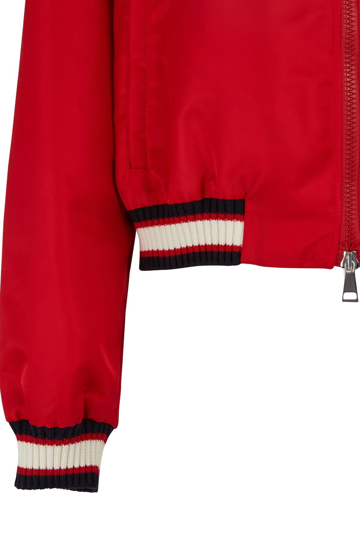 Moncler Actinote Bomber Jacket in Red | Lyst UK