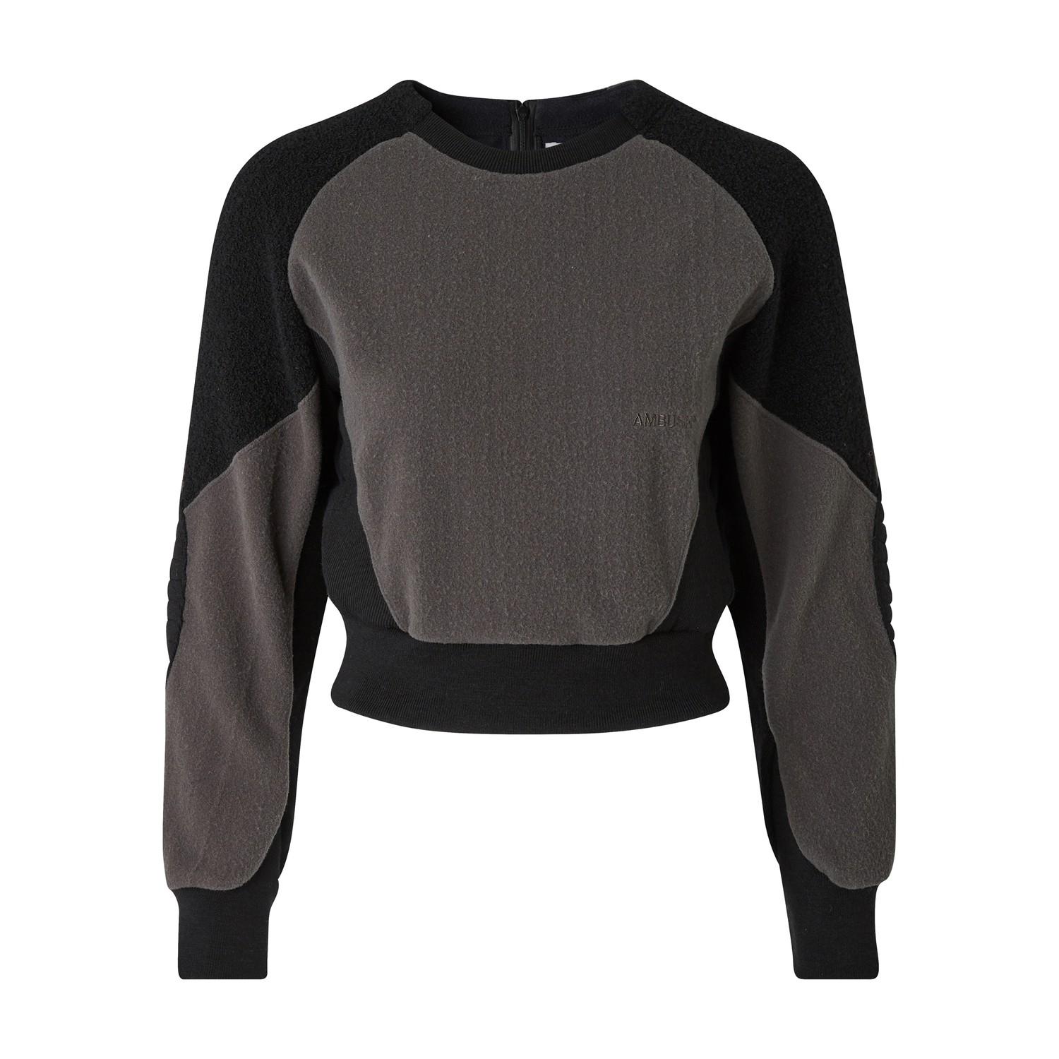 Ambush Fleece Sweatshirt in Grey (Gray) - Lyst