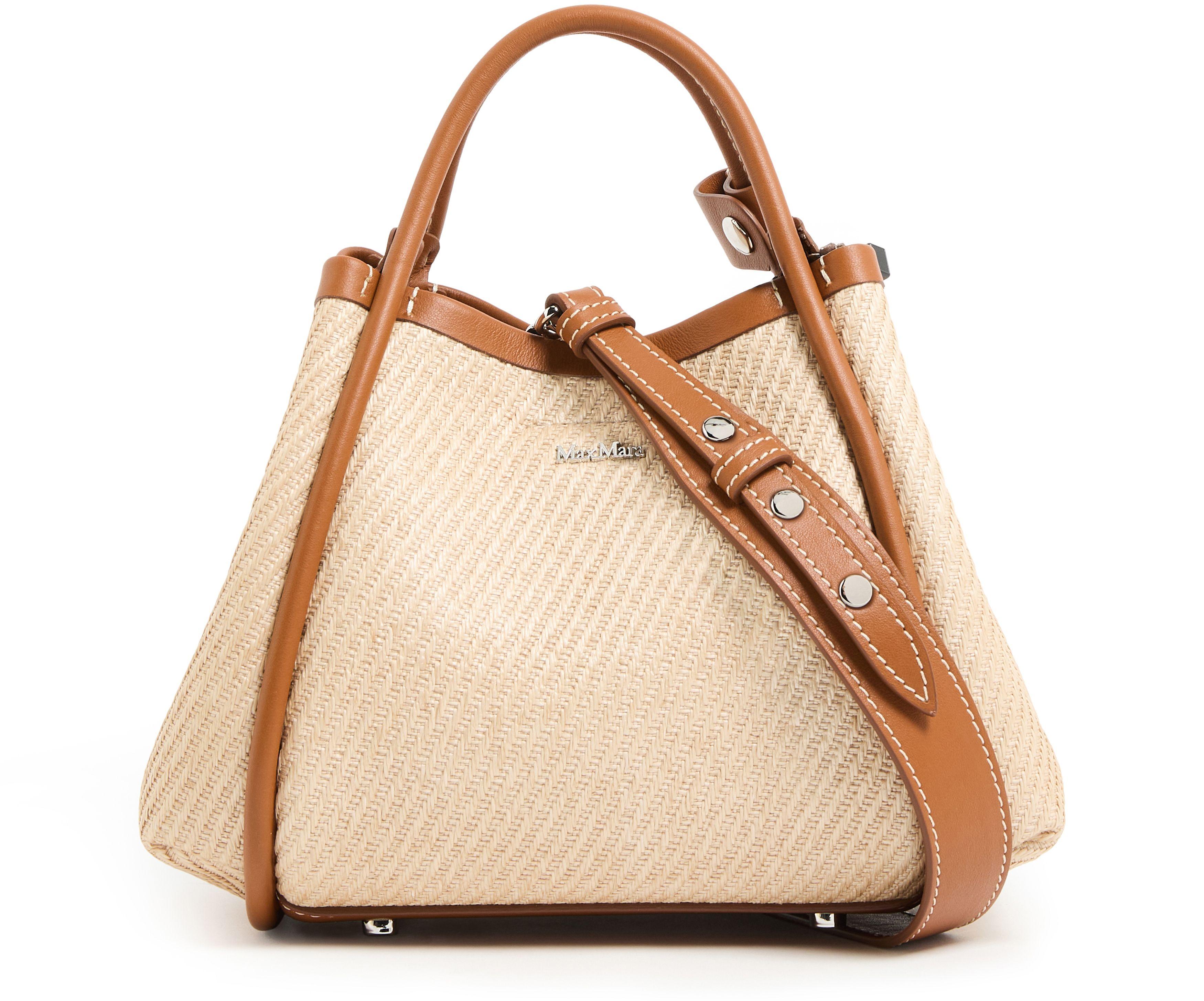 Max Mara Summer Marine XS トート Max Mara Summer Marine Xs Bag in Natural | Lyst