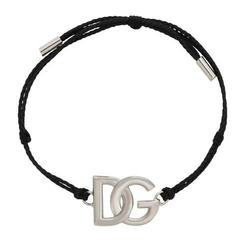 Bracelet cordon avec grand logo Dolce & Gabbana pour homme en coloris Noir  | Lyst