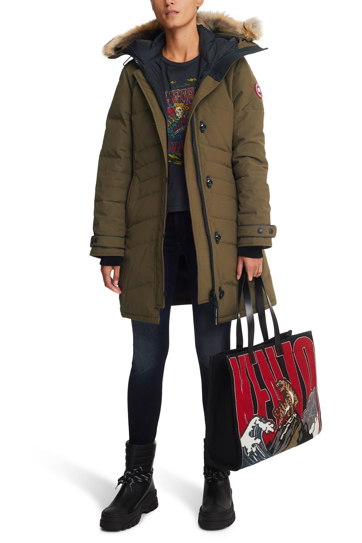 Canada Goose Goose Lorette Parka in Military Green (Green) Lyst