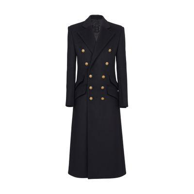 Balmain black coat deals