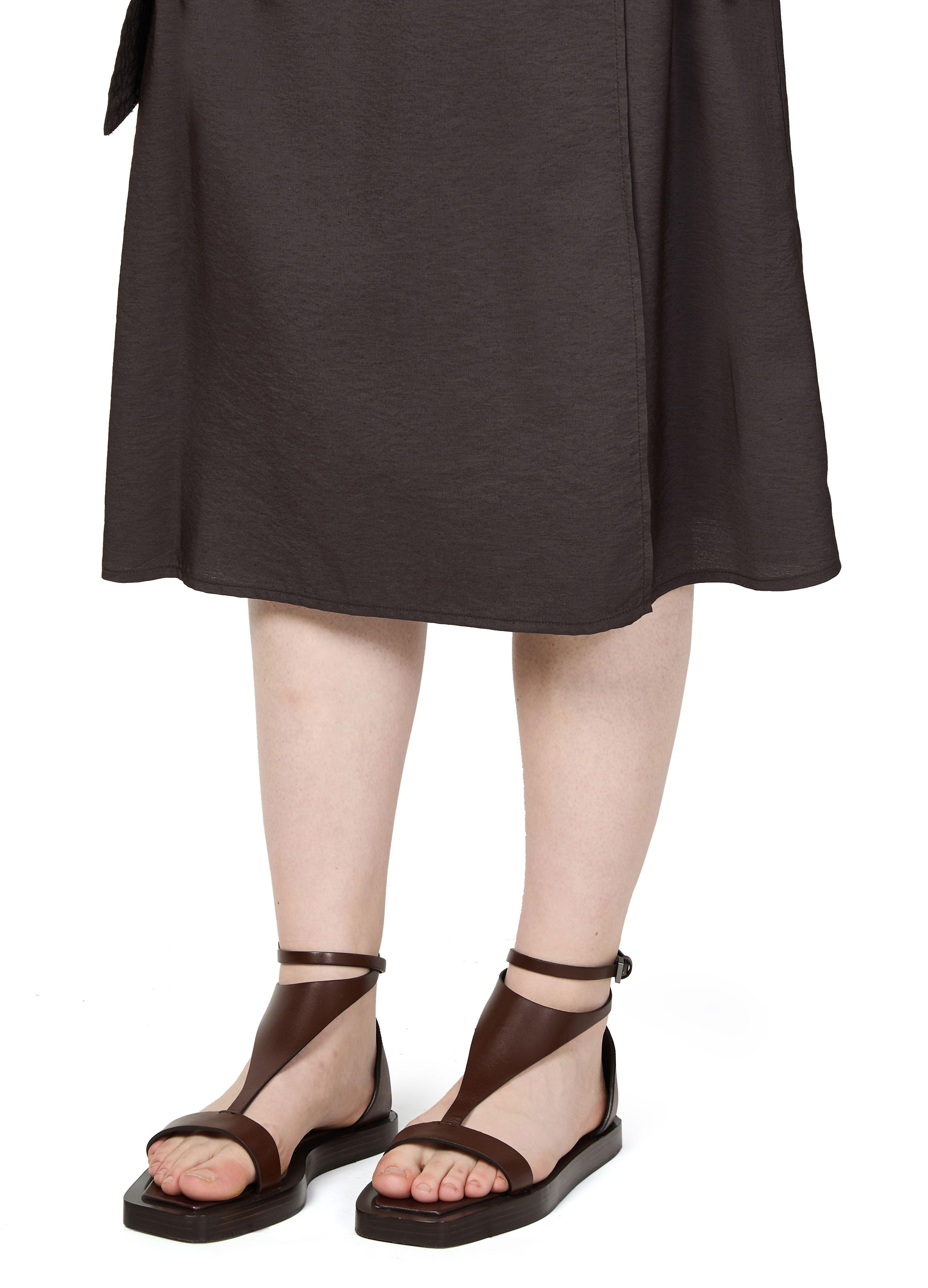 ★SALE★【送料関税無料】MaxMara Velaflat Sandals Max Mara Velaflat Sandals in Brown | Lyst