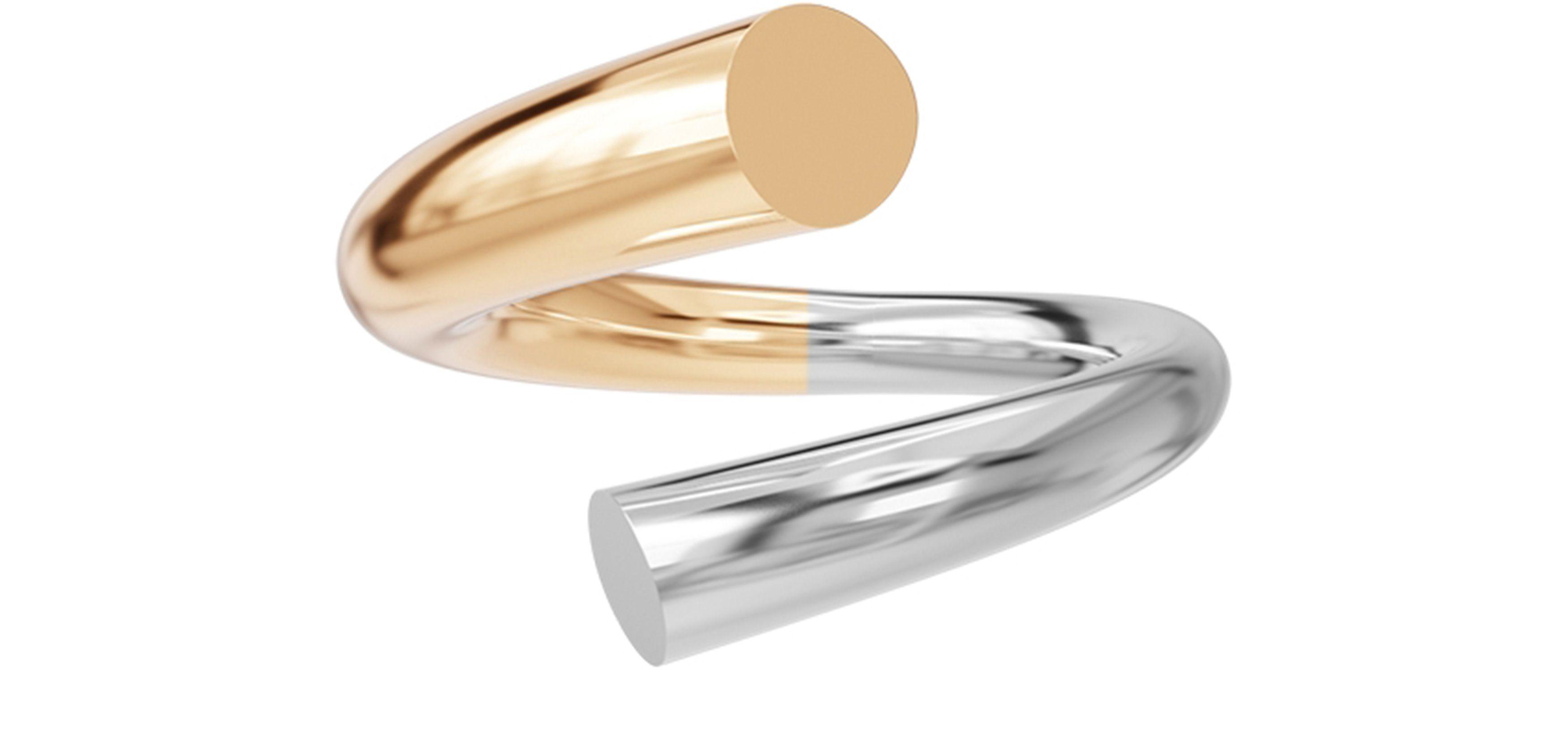 Charlotte Chesnais_Daisy リング_vermeil and silver 21ba040ver-daisy-ring-vermeil-