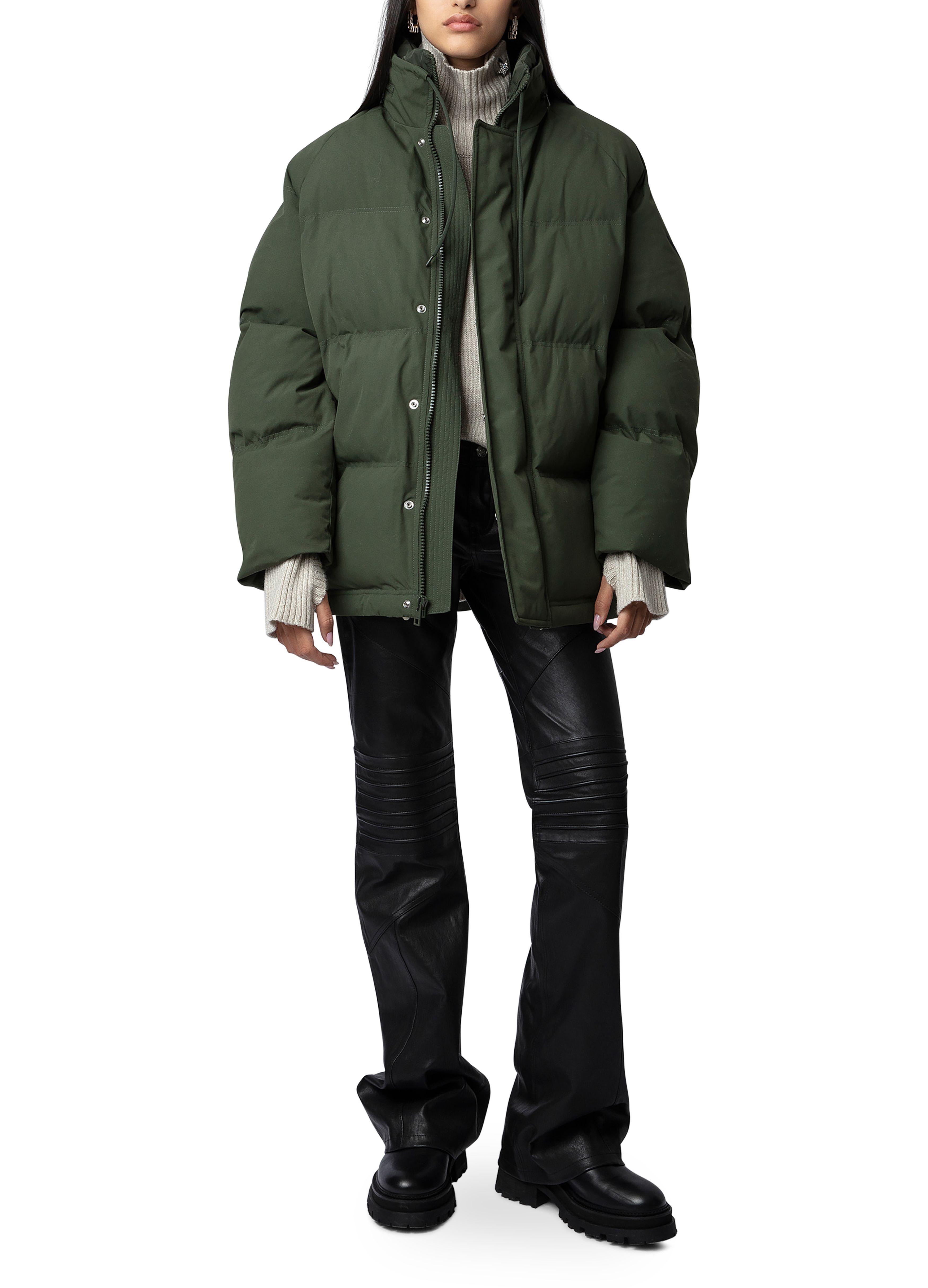 Zadig & Voltaire Bristola Down Jacket in Green | Lyst