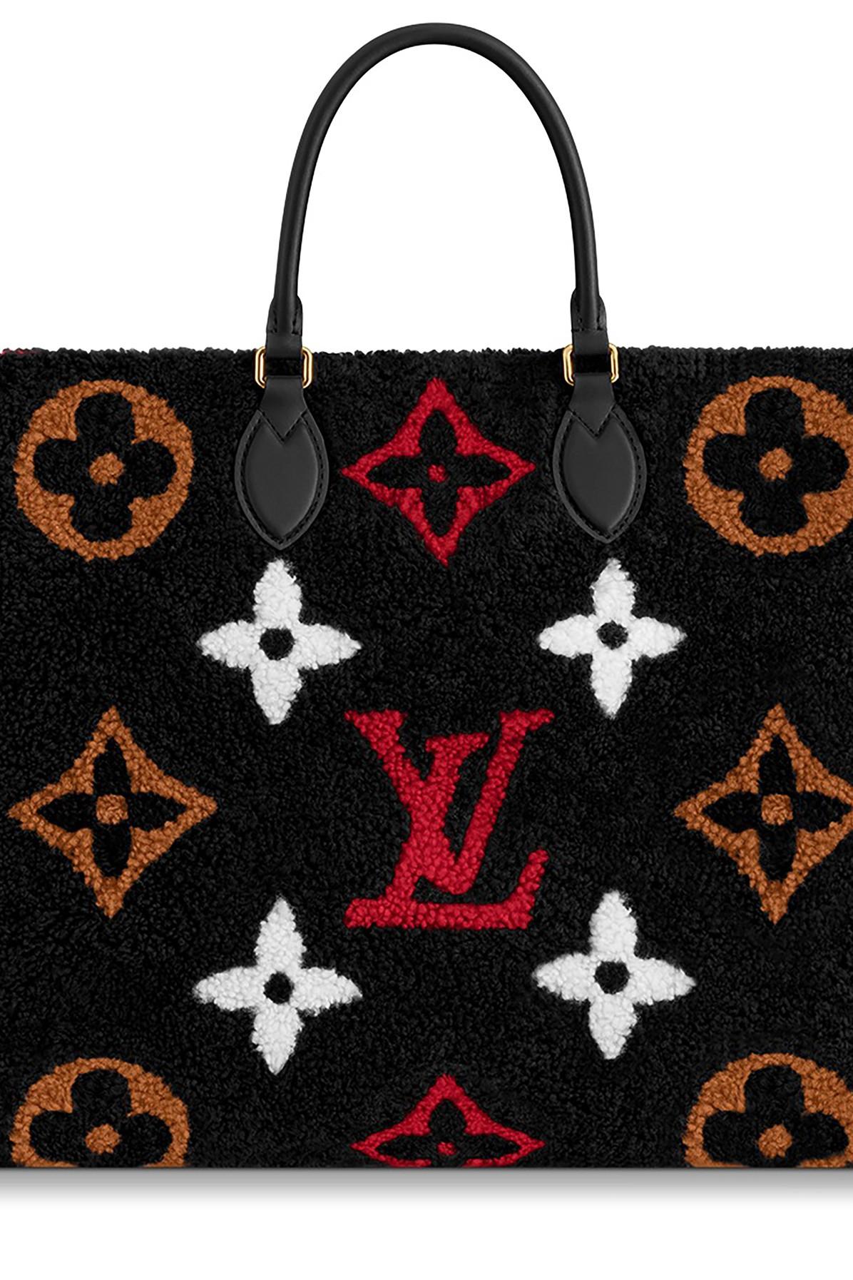 Onthego cloth tote Louis Vuitton Black in Cloth - 25251073