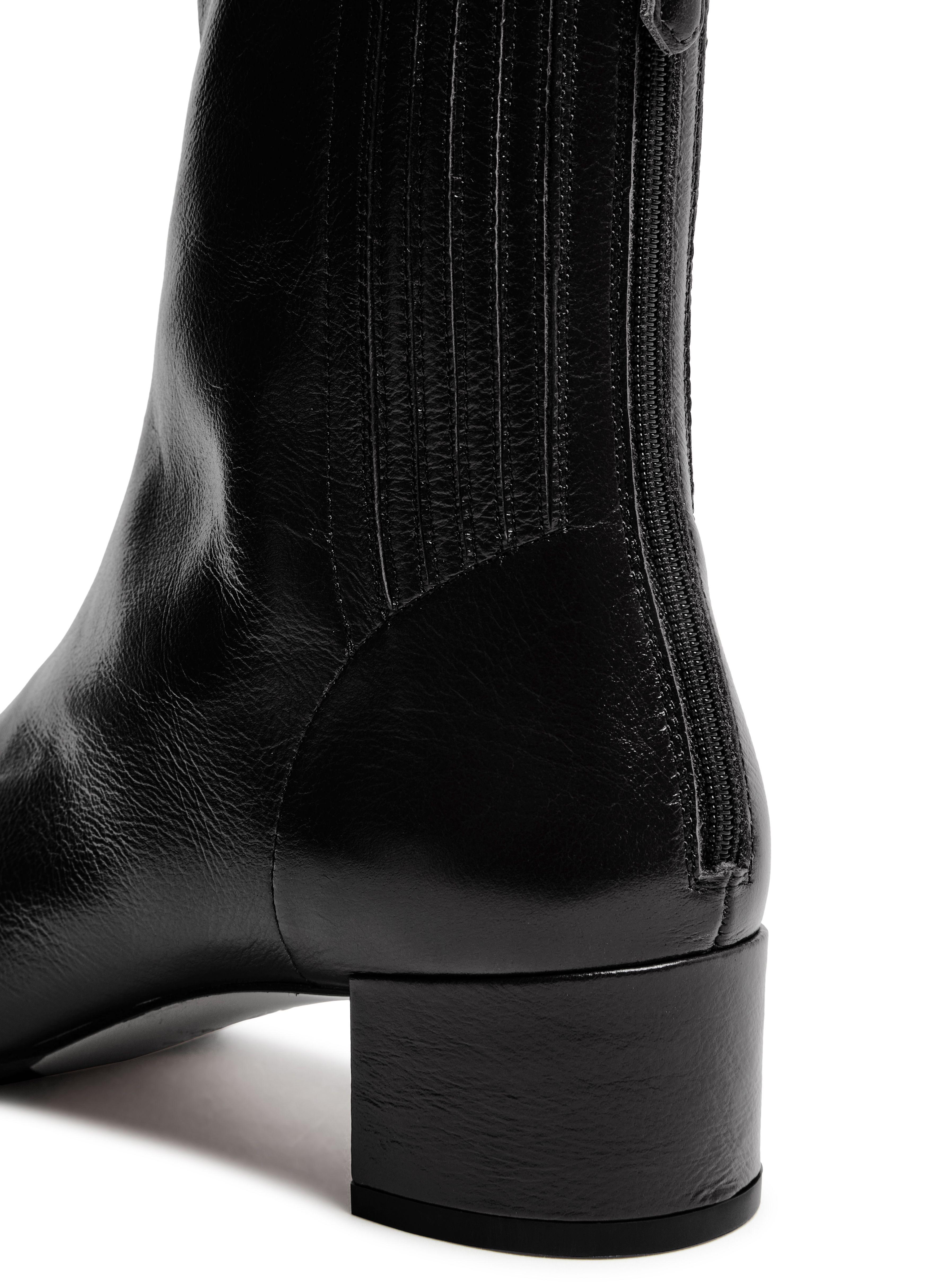 ショートブーツ・ブーティ Aquazzura SHOMIDB7 Ankle Boots Saint Honore Bootie 50 BLACK Aquazzura@ Official