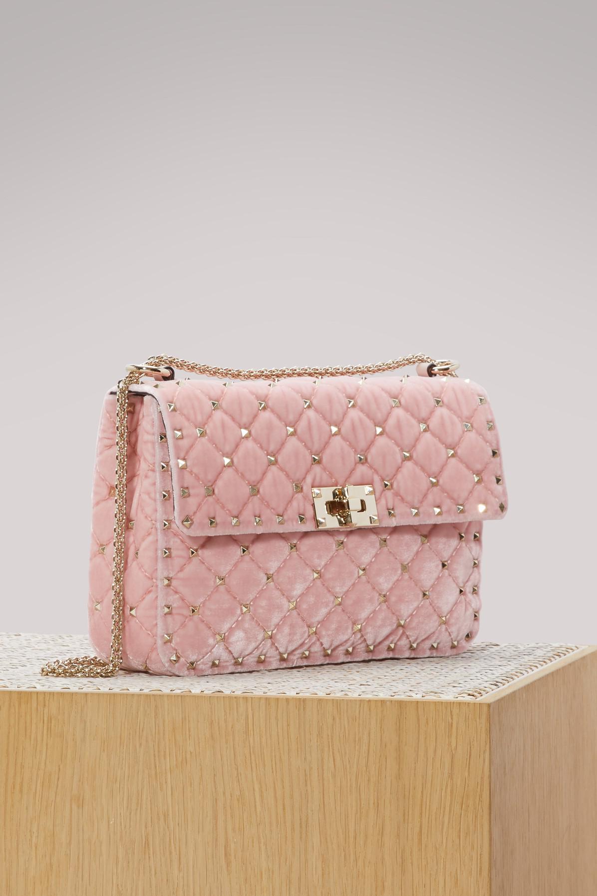 valentino rockstud velvet