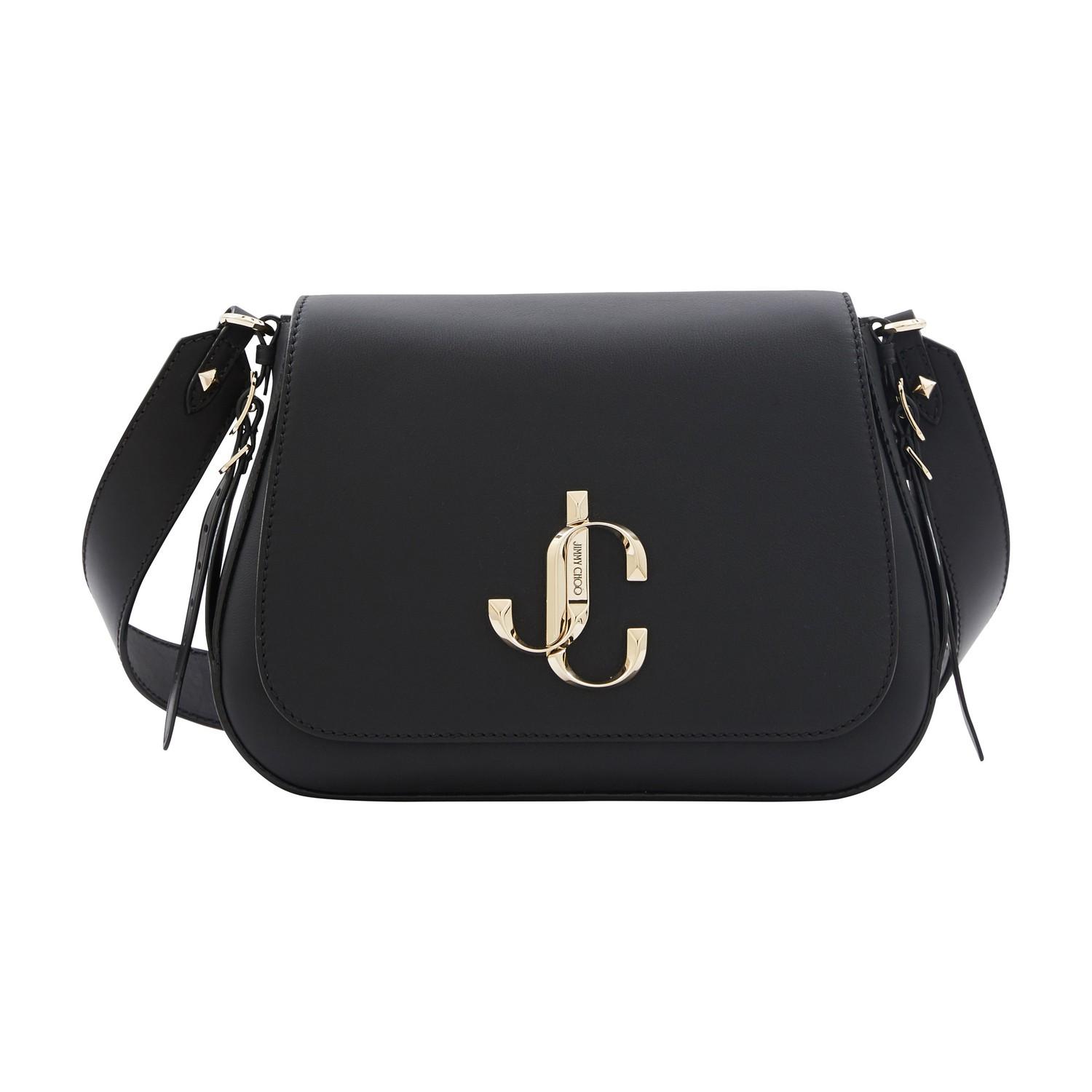Jimmy Choo Leather Varenne Crossbody Bag in Black Black (Black) Lyst