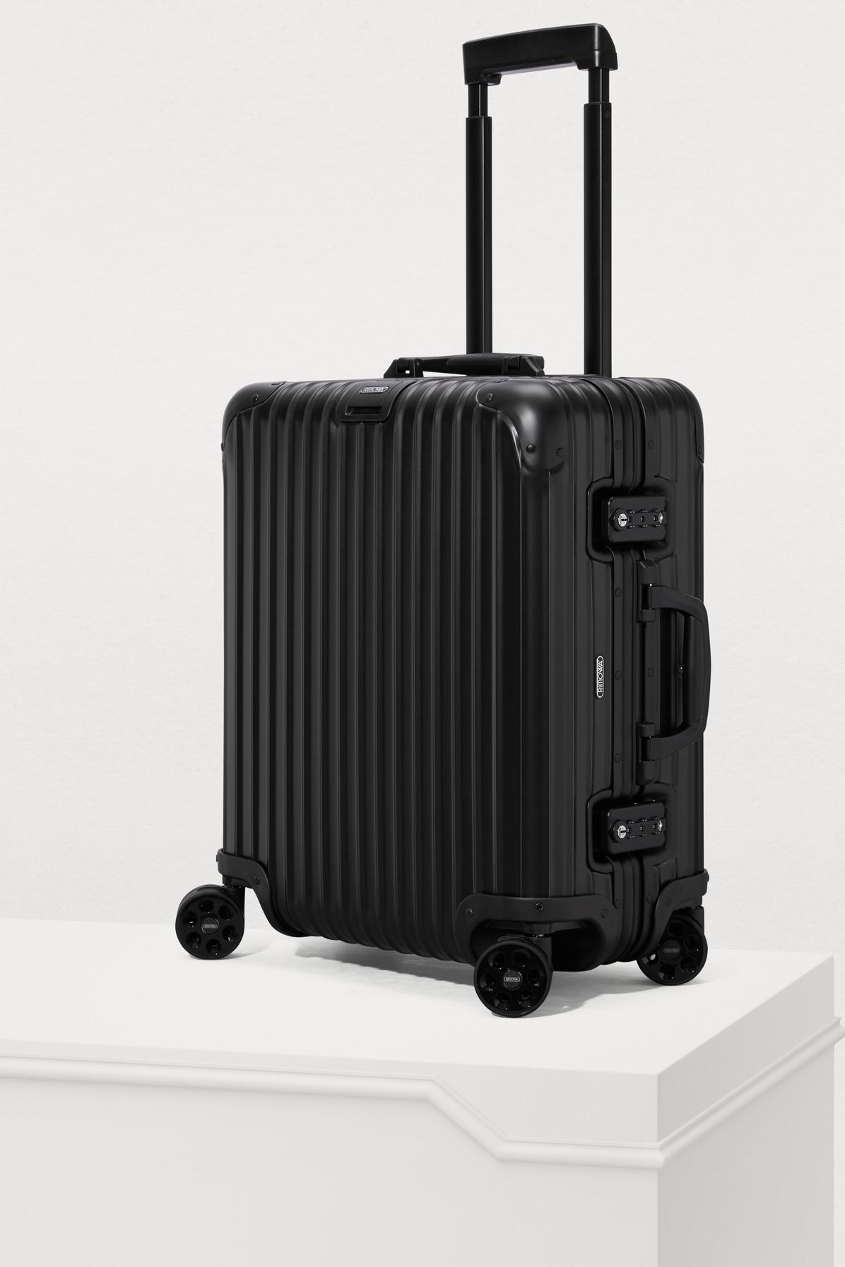 RIMOWA Topas Multiwheel Luggage - 45l in Black | Lyst